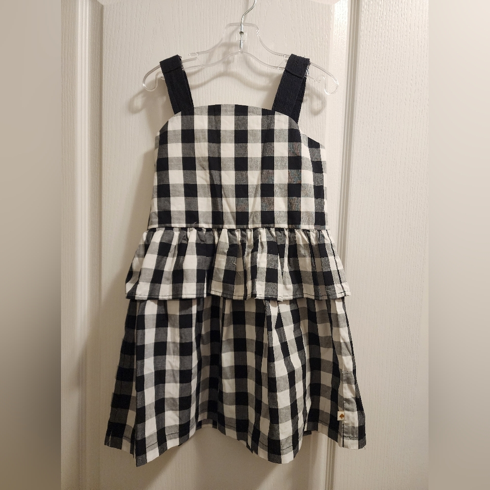 Chic Kids Black and White Checkered Romper